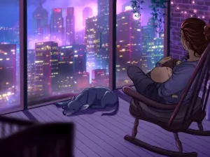 Lofi Loop Animation and Animated Illustration