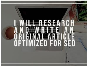 SEO Article, Blog Post & Professional Content Writing Service